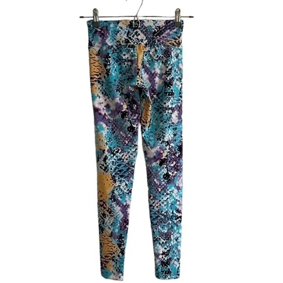 Candida Maria Brazil Low Rise Colorful Leggings - Picture 2 of 8